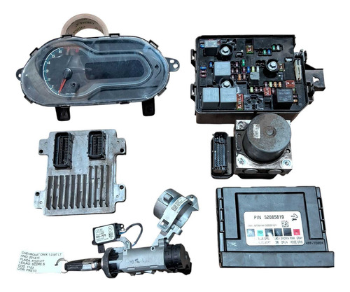 Kit Code/ Modulo Injeção/chevrolet/ Onix 1.0mt Lt/ 2014 (Usado)