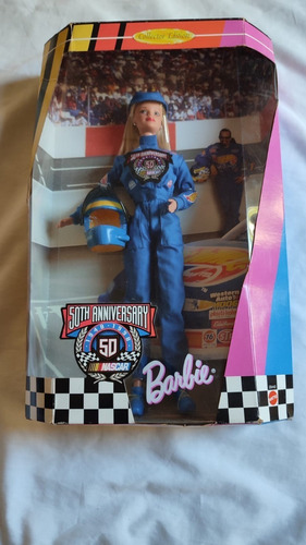 Barbie Collector Edition Nascar 50th Anniversary 1998 Mattel