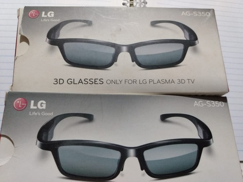 Kit 2 Óculos 3d LG Ag-s350 + 2 Controle Remoto