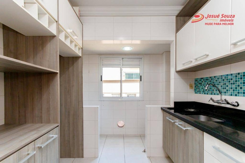 Apartamento Com 3 Dormitórios À Venda, 79 M² Por R$ 365.000,00 - Capão Raso - Curitiba/pr - Ap1531