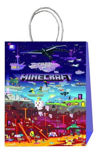 6 Bolsas Sorpresa Dulces Cumpleaños Minecraft #6