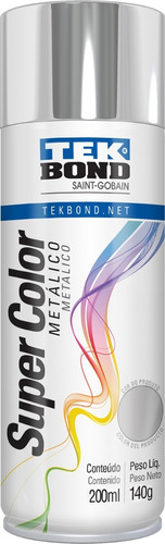 Aerosol Pintura Cromado Metalizado Secado Rapid 200ml/140gr 