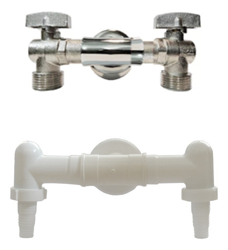 Adaptador Duplo Entrada E Saida Lavar Roupa/louça/lava Seca 