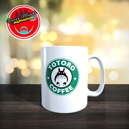 Taza Blanca Totoro, Diseño Starbucks