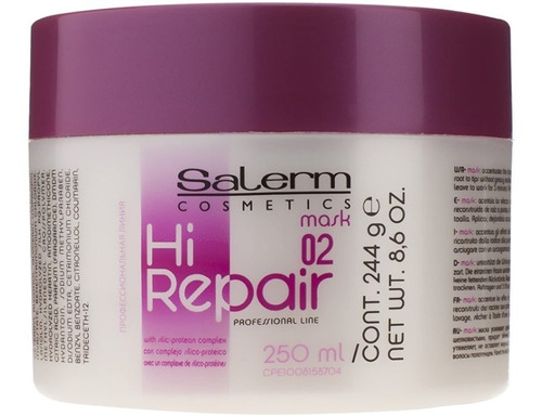 Salerm Hi Repair Mascarilla Cabello Maltratado 250ml 