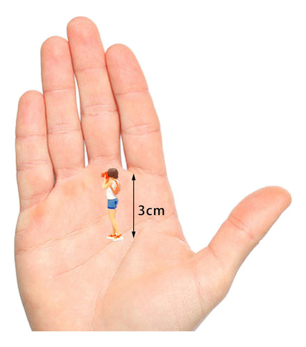 1/64 Figuritas De Personas En Miniatura Escena De La Calle