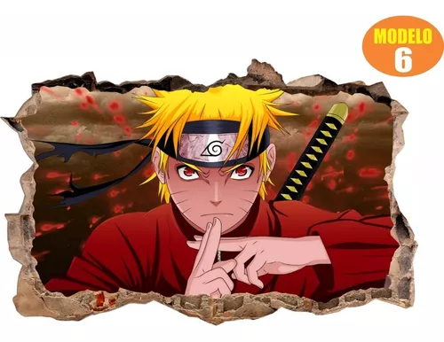 Adesivo Decorativo Naruto Desenho Grande