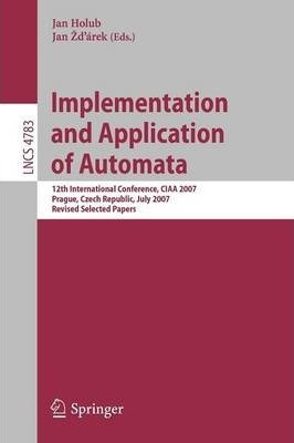 Libro Implementation And Application Of Automata - Jan Ho...