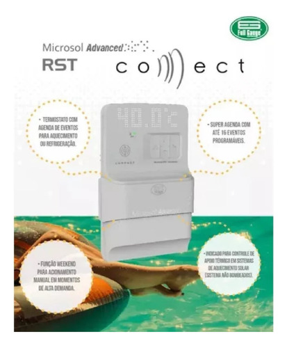 Microsol Rst Termostato Para Aquecimento Solar Ver.02 230v