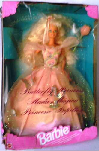 Muñeca Barbie Butterfly Princess En Caja Original Mattel
