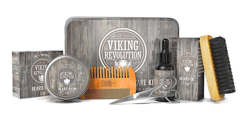 Kit De Cuidado De La Barba Para Hombres - Viking Revolution