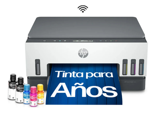 HP Impresora Multifuncional Smart Tank 720, Tinta Continua, Color, Wi-Fi, Dúplex (Doble Cara) Automático, Impresión, Copiado, Escaneo, Hasta 2 años de Garantía* (6UU46A)
