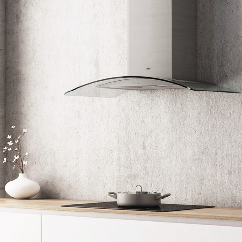 Imagen 7 de 10 de Extractor Cocina Tst Lacar Inox. Pared 500mm X 600mm 220v