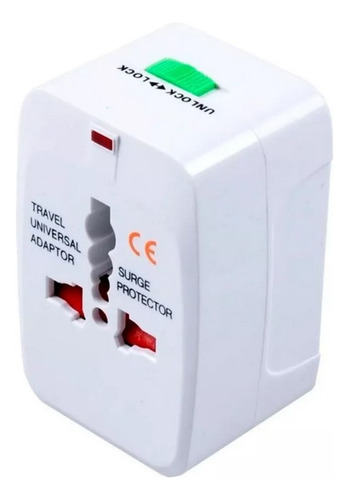 Adaptador Tomada Universal Wlxy Xy-adp1 - Compatível Europa, Usa, Uk, Ásia - 3 Pinos, 250v, 10a, Plugue Retrátil - Ideal Para Viagens Internacionais