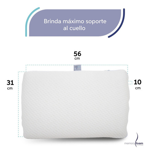 Almohada Memory Foam Clásica
