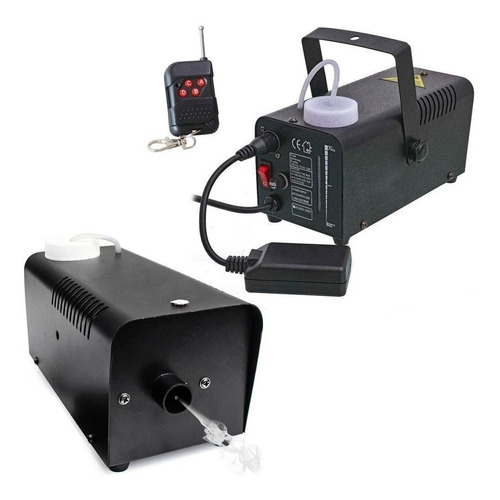 Maquina De Humo Para Fiestas Con Control 600w Color Negro