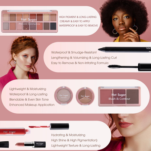 Kit De Maquillaje Todo En Uno Set De Maquillaje Para Mujeres