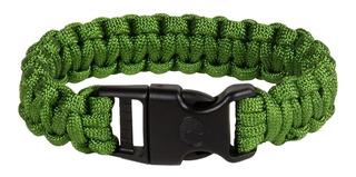 Manilla Pulsera De Supervivencia Paracord Egear 2,5 M Verde