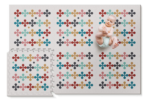 Piglog Tapete De Juego Para Bebe, Azulejos De Espuma Entrela