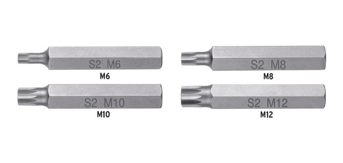 Puntas Desarmador, Bristol Combinadas 3'', 4pz, Truper 12715