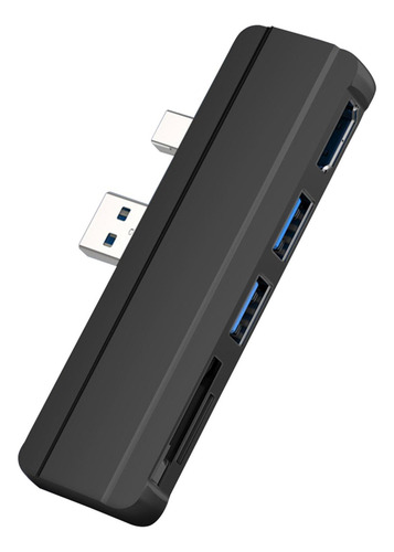 5 Em 1 Adaptador De Hub Usb Leitor De Cartão Tf Para
