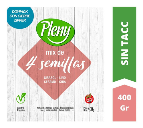 Mix De 4 Semillas X 400 G - Sin Tacc