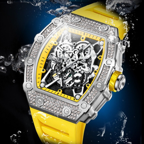 Reloj Luminoso Impermeable De Lujo Onola Fashion