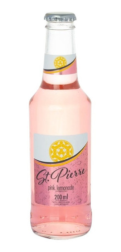 Refrigerante Pink Lemonade St Pierre Garrafa 200ml