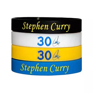 4 Pulseras Silicon Stephen Curry Básquetbol