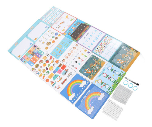 Libro De Actividades Para Niños Pequeños Kids Quiet Binder T