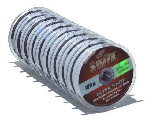 Nylon Sufix Ultra Knot 0.35 Mm X 100 Metros
