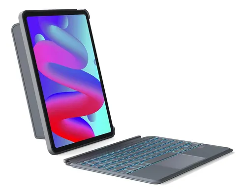 Funda Con Teclado Inateck, Gris, Compatible Con iPad Air 5/4