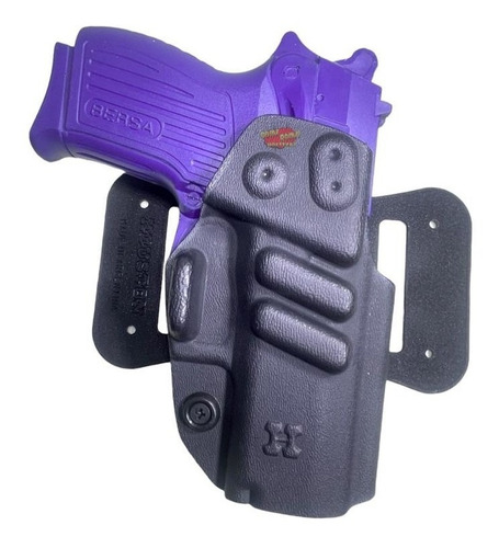 Pist Externa Kydex Bersa Tpr9c C/pasa Cinturón Doble Houston