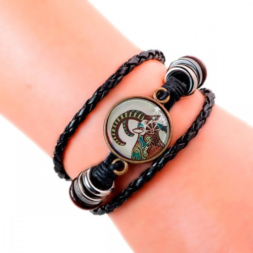 Pulsera Cristal Signo Del Zodiaco Capricornio + Estuche