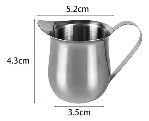 6 Piezas Crema Dispensadora Crema Jarra Espresso Crema 60 Ml