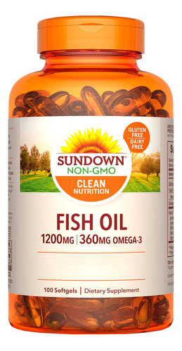 Extra Strength Fish Oil 1200mg - 100 Soft Sabor Sin Sabor