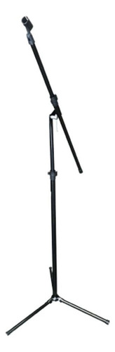 Microfono Dinamico Karaoke + Soporte + Pipeta Color Negro