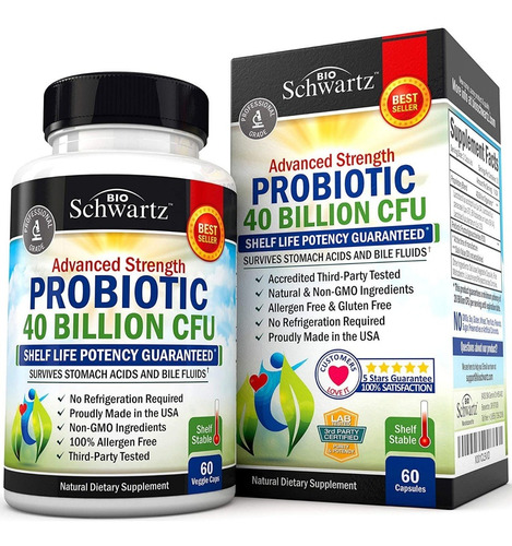 Bioschwartz Probioticos 40 Mil Mil - Unidad a $4542
