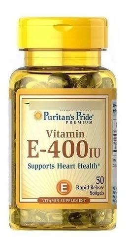 Puritans Pride - Vitamina E 400iu 180mg 50 Softgels