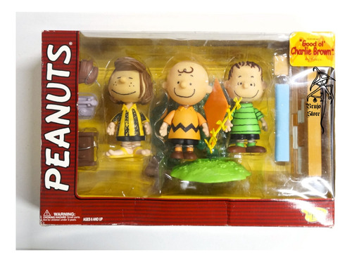 Charlie Brown Set Peanuts Snoopy Paty Linus 13cm Brujostore (Usado)