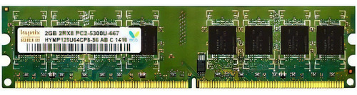 Memória RAM  2GB 1 Micron MT16HTF25664AY-667E1