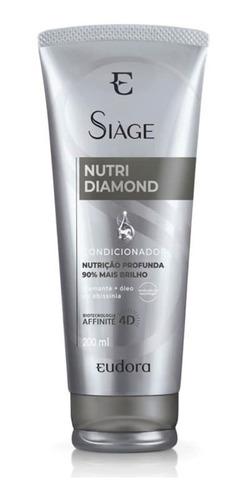 Imagem 1 de 1 de Condicionador Siàge Nutri Diamond 4d 200ml - Eudora