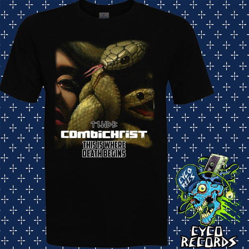Combichrist - This Is Where Death Begins - Metal - Polera- C