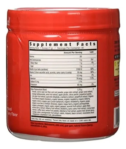 Garden Greens Super Reds Superalimentos Polifenoles Energiza