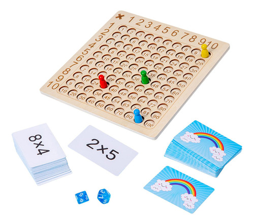 Juego De Mesa De Multiplicación Juego Educativo Para Sala