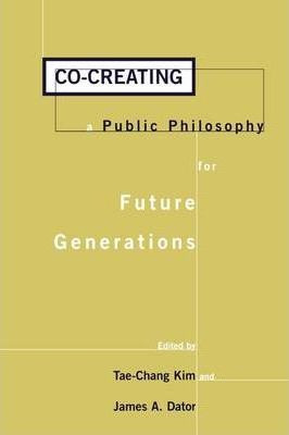 Libro Co-creating A Public Philosophy For Future Generati...