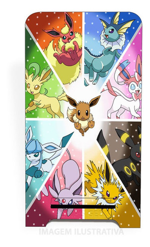 Porta Celular De Mesa Pokemon Eevee Evoluçoes Em Mdf