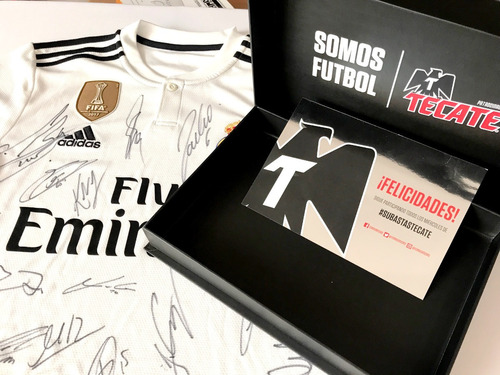 Playera adidas Autografiada El Real Madrid 2018-19 Autografo