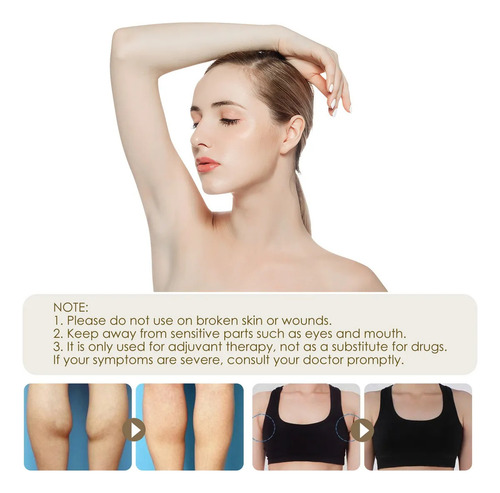 Parche De Drenaje Linfático De 4 T Para Cuello Y Ganglio Lin