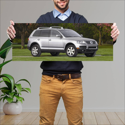 Cuadro 30x80cm Auto 2002 Volkswagen Touareg Us 4 133